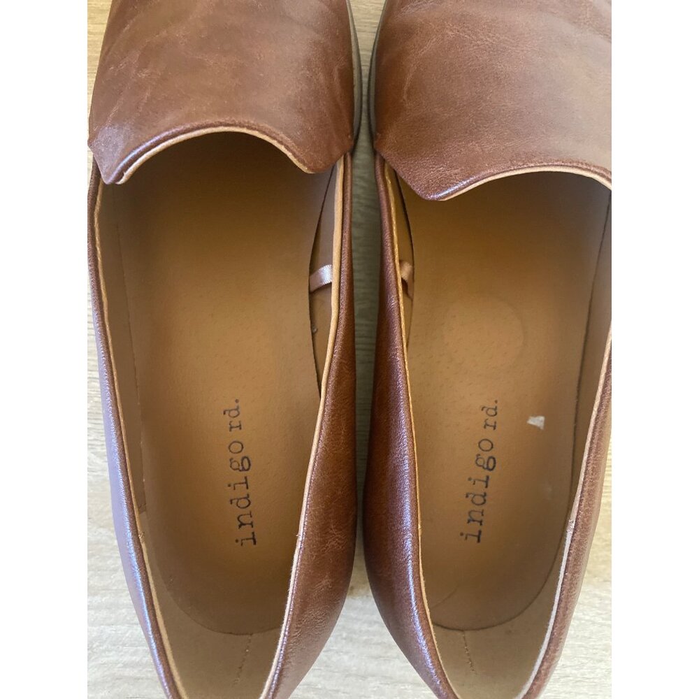 Indigo Rd. Women’s Brown Faux Leather Loafers Size 7.5 - Picture 6 of 8